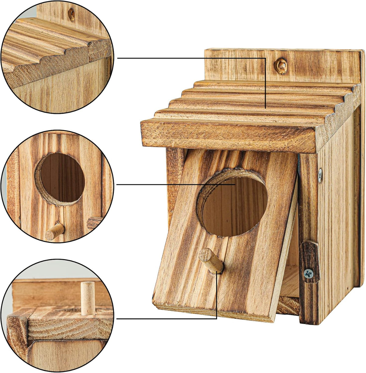 Humming Bird Houses for Outdoor Hanging Small Bird Nesting Box