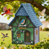 Hand-Painted Resin Birdhouses