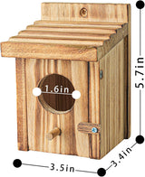 Humming Bird Houses for Outdoor Hanging Small Bird Nesting Box