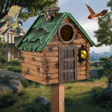 Resin Birdhouse  for Outdoors Finches