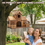 4-Holes Handmade Bird House