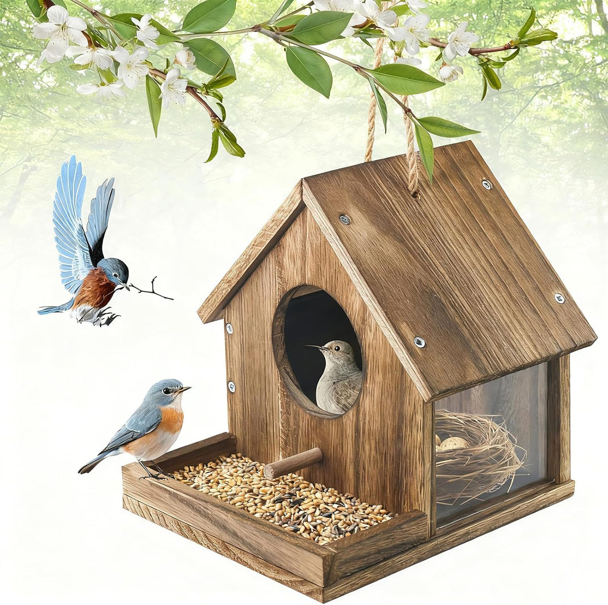 Hummingbird House for Outside Hanging