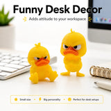 😠 Angry Duck Desk Figurine — Add a Tiny Attitude to Your Space! 🐥