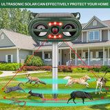 Solar-Powered Animal Repeller,Repellent for Outdoor Farm and Orchard Use