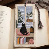 🐈📚DIY Cat Cross Stitch Bookmark Kit – Create Your Own Cozy Reading Companion