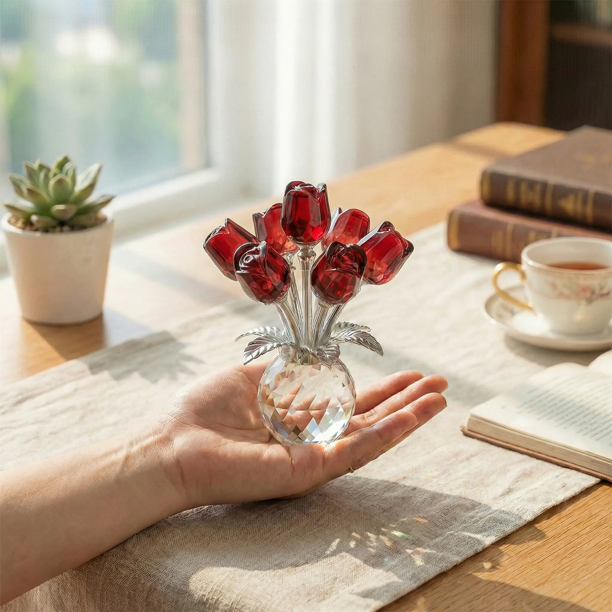 Forever Crystal Rose Bouquet – A Meaningful Gift for Her