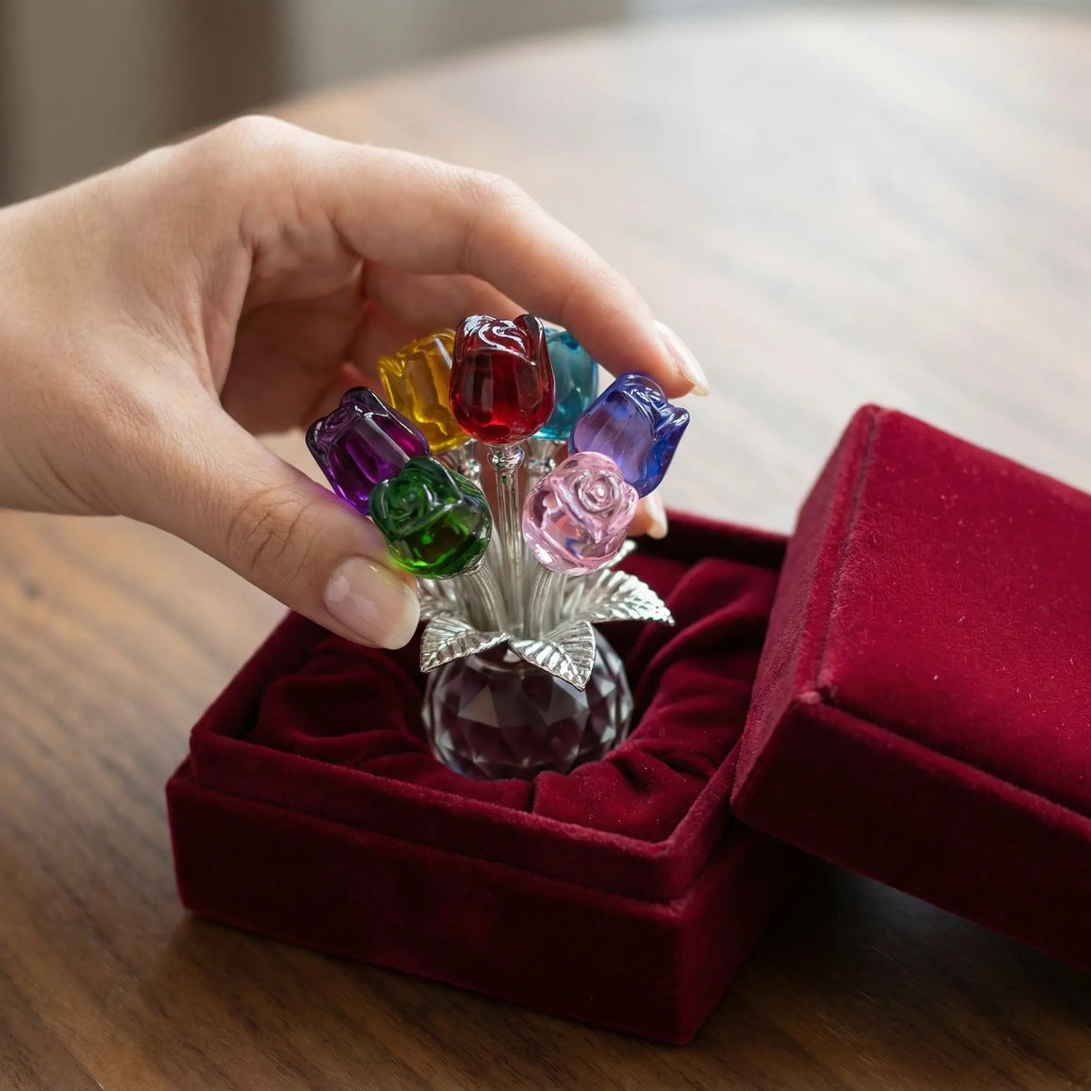 Forever Crystal Rose Bouquet – A Meaningful Gift for Her