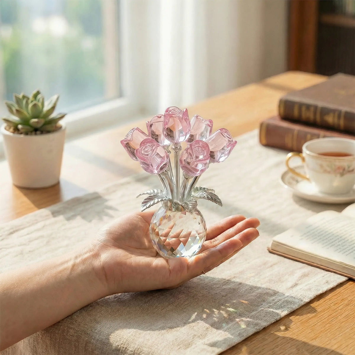 Forever Crystal Rose Bouquet – A Meaningful Gift for Her