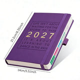 2027 Calendar Notebook – A5, One Day Per Sheet, Date-Marked – Ideal For Daily Logs & Future Reference