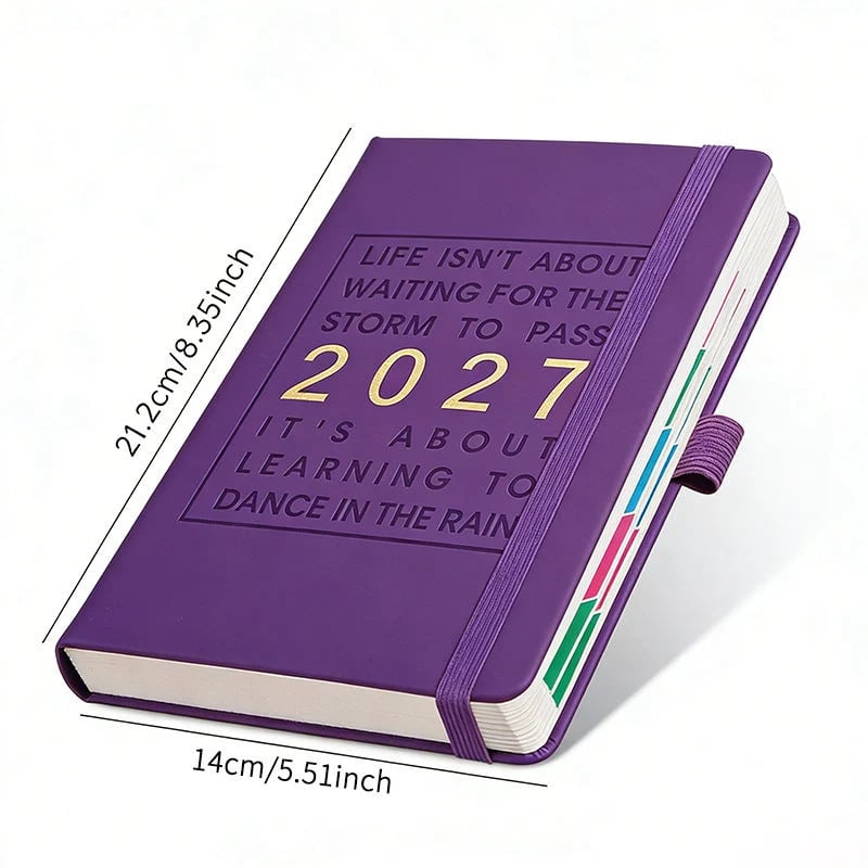 2027 Calendar Notebook – A5, One Day Per Sheet, Date-Marked – Ideal For Daily Logs & Future Reference