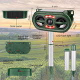 Solar-Powered Animal Repeller,Repellent for Outdoor Farm and Orchard Use