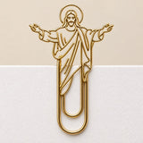 ✝️ Faith-Inspired Gold Paper Clips — Meaningful Christian Bookmarks