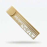 🐱📏Cute Hollow Cat 2-in-1 Brass Bookmark Ruler