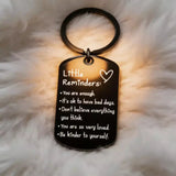You Are Enough Inspirational Little Reminder Keychain