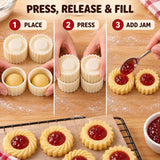 Christmas Tree Cookie Press 4 PCS