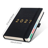 2027 Calendar Notebook – A5, One Day Per Sheet, Date-Marked – Ideal For Daily Logs & Future Reference
