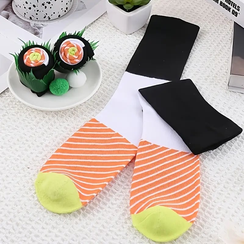 Sushi Box Funny Socks – The Perfect Gift & Fun Addition to Your Wardrobe!