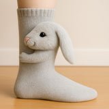 Cozy 3D Knit Animal Socks, Cute & Comfy for You or a Lovely Gift