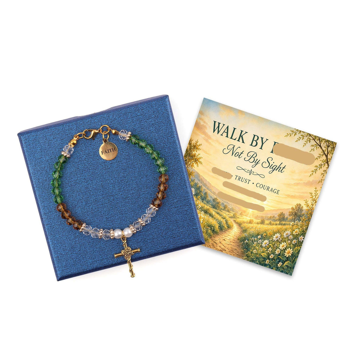 Faith Cross Bracelet for Women – Inspirational Gift Set