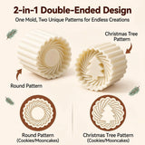 Christmas Tree Cookie Press 4 PCS