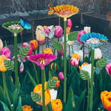 HOT SALE🐝🌷Bee and Butterfly Water Feeder with Flower Design
