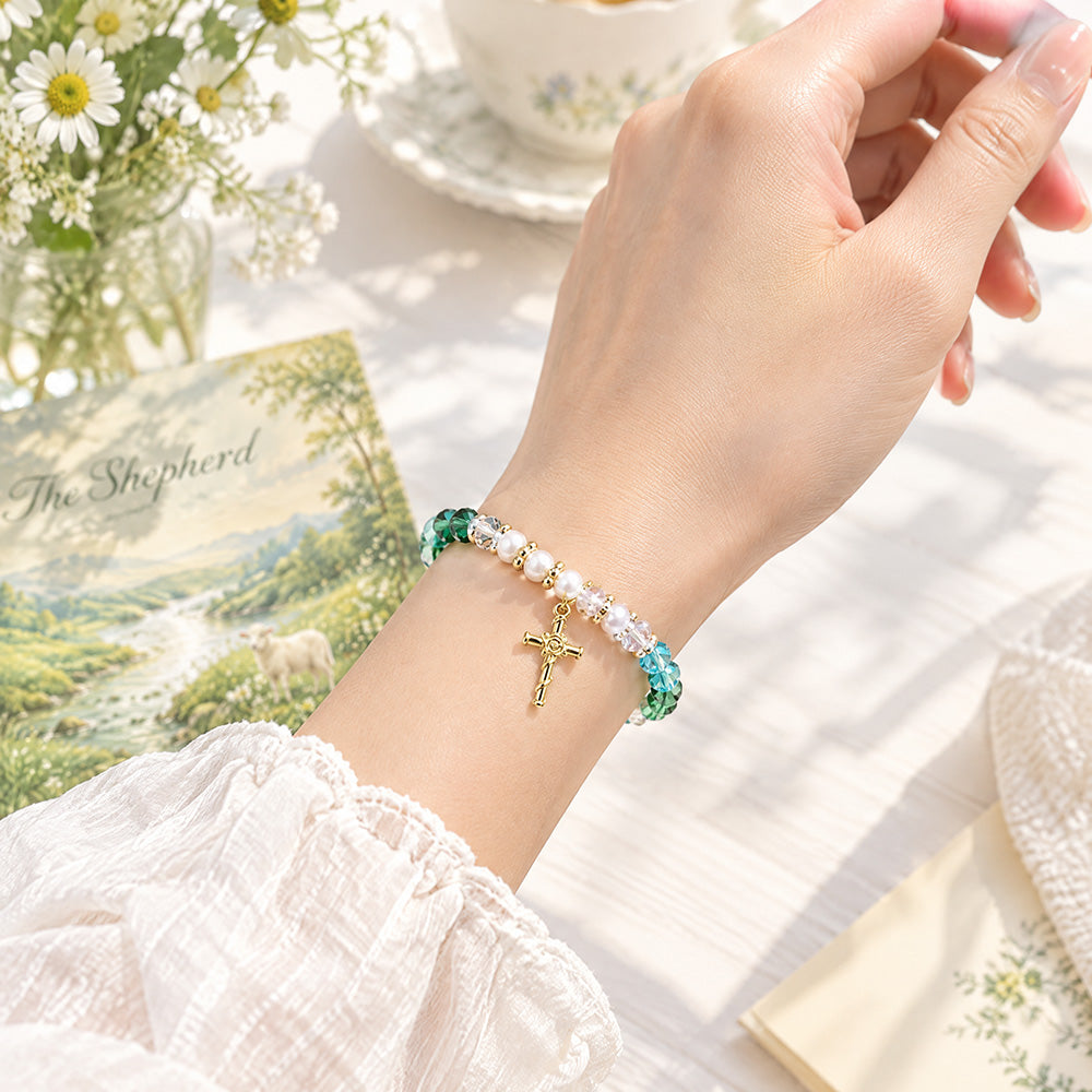 Faith Cross Bracelet for Women – Inspirational Gift Set