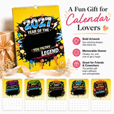 💥Early Bird Sale —🎁2027 Year of the  Wall Calendar – Bold Graffiti Humor Calendar📆🌟