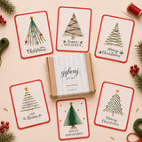 🎄6 Festive Designs ✨| Christmas Thread Art Card Kit – Create Beautiful Handmade Holiday Cards ✨