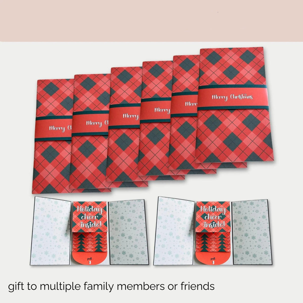 Waterfall Christmas Gift Card Booklet