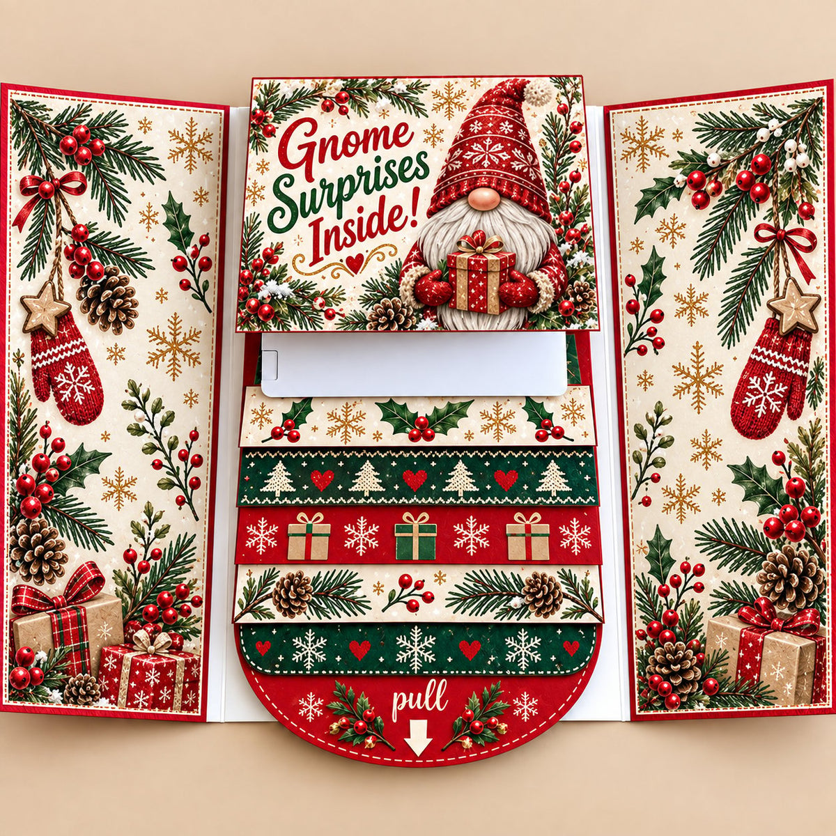 Waterfall Christmas Gift Card Booklet
