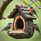 Vintage Treehouse Shape Bird Feeder
