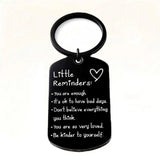 You Are Enough Inspirational Little Reminder Keychain